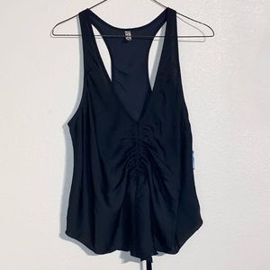 Free People Black Silk Top New With Tags Size Med